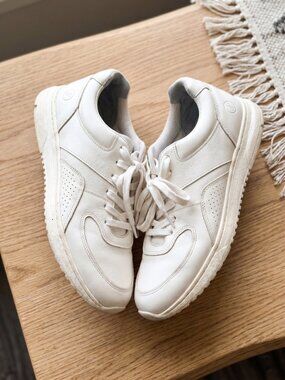 Everlane The Trainer Sneakers Ivory Off-White Women's 10 / Men's 8